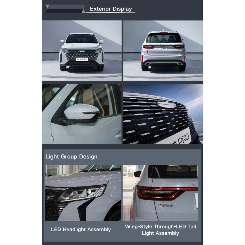 New for Haoyue Pro 2024 Model Front-Wheel Drive Automatic Turbo Petrol-powered R17 Dark Interior Compact SUV