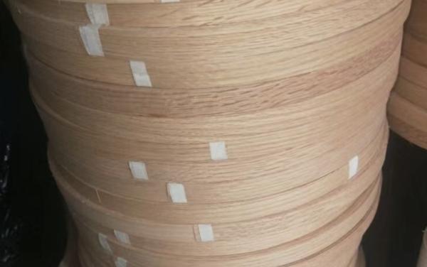 Red Oak Veneer Edge Banding High Elasticity Wear Resistance