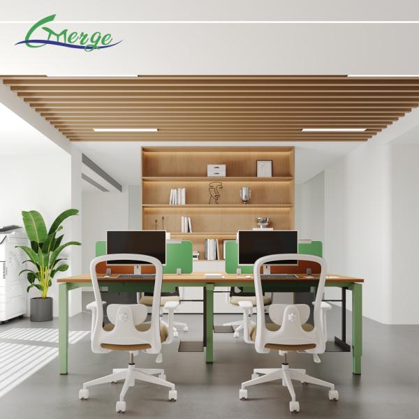 Maximize Space and Efficiency with Open Space Office Workstation's Adjustable Shelves