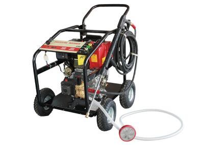 13 HP Power Portable Diesel High Pressure Washing Machine Four Wheels