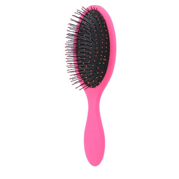 Plastic Handle Hair Paddle Brush Wet And Dry Message Detangling Hair Brush