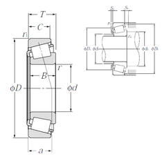 4T-32011 Tapered Roller Bearing 55x90x23MM 4T-32011X
