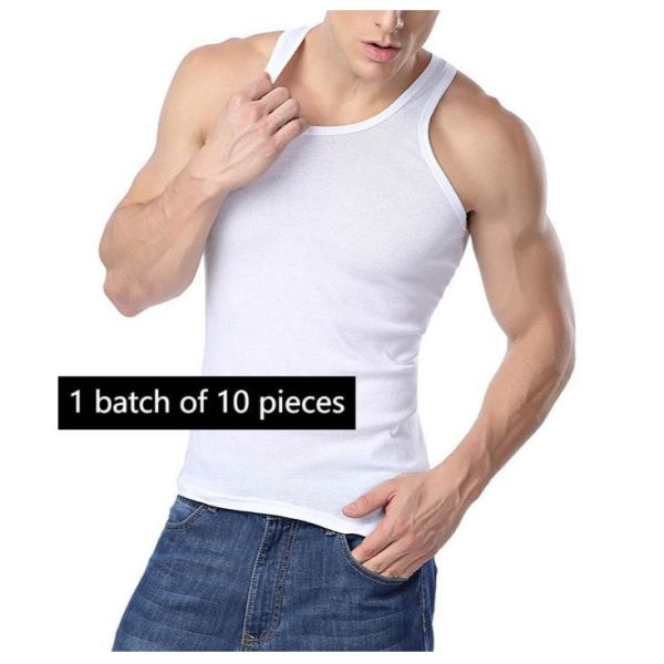 Breathable Fitness Vest Sleeveless Men Tank for Sportswear with Digital printing