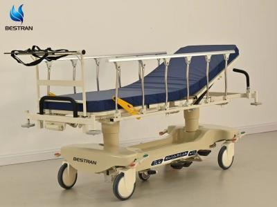 Full Body Radiolucent X Ray Transport Stretcher Hospital Hydraulic Patient Transfer Bed