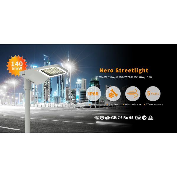 Dust Free IP66 Street Lights
