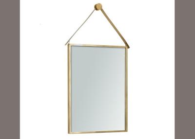 Handmade 3-6mm Framed Bathroom Mirrors Anti Explosion Size Customized