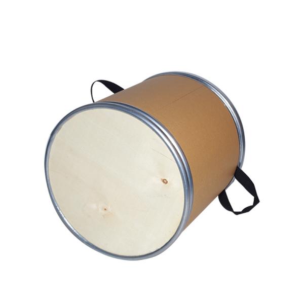 20L Fiber Drum With Black Plastic Lid & Plywood Base | Export From Shanghai Port | Stackable Design