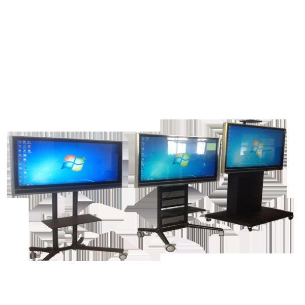 Smart Digital Interactive Lcd Touch Screen Monitor Display Education Whiteboard On Wheels