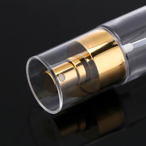 Diâmetro plástico transparente do cilindro 40mm da garrafa do pulverizador do álcool