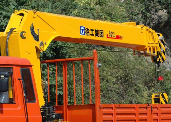 12T Telescopic Boom Truck Mounted Crane For Telecommunication Facilities, 30 T.M