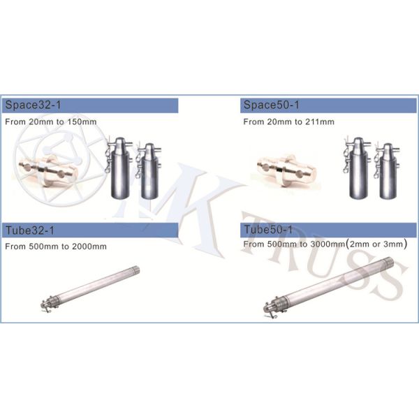Алюминиевая сплав Сертификат Spigot Truss Клип и штифт для прямого круга арки лестницы
