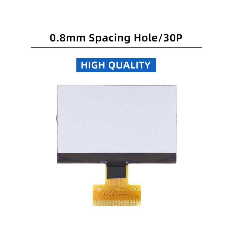 COG12864-20 Gray Film I2C \ SPI Module R30 PIN ST7565R Dot Matrix COG LCD Screen