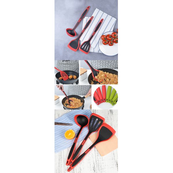 Стандарт LFGB не вставляет шпатель тернера силикона 11 части