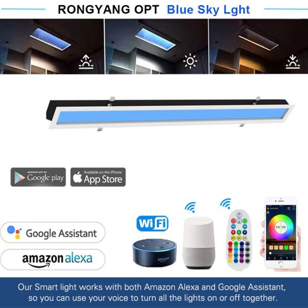スマート 40W 天井照明 現実的な日光 リモコン/APP制御グローバル電圧