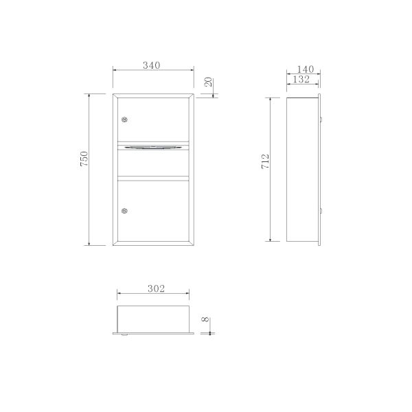 Wall mounted toilet dispensador de inodoro / Stainless Steel Paper Towel Dispenser / Dispenser Hand Paper Towel Project