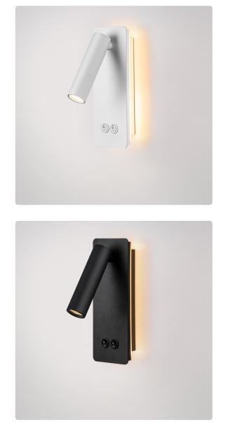 Reading Wall Lamp Reading room 3W Bedside Bedroom ambient lighting book Room Lighting hotel Fixture Sconce For villa