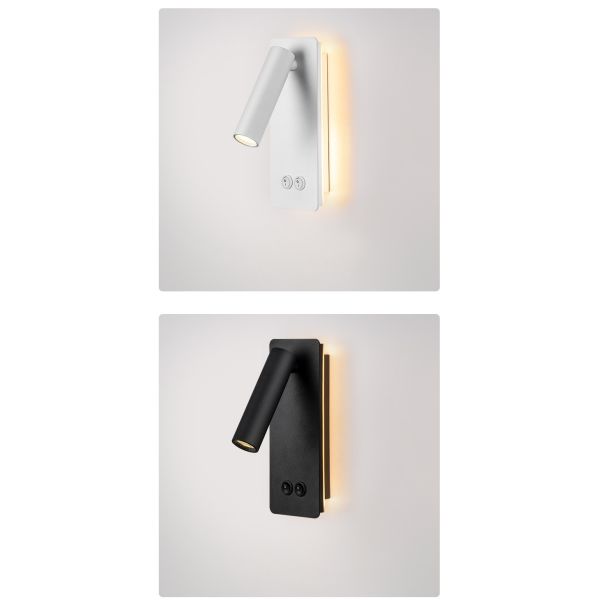 Reading Wall Lamp Reading room 3W Bedside Bedroom ambient lighting book Room Lighting hotel Fixture Sconce For villa
