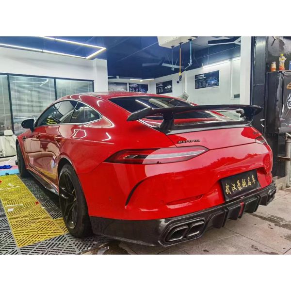 Pièces détachées pour Mercedes-Benz AMG GT50 GT53 Carrosserie en fibre de carbone GT50 GT53 Gt63 Diffuseur en fibre de carbone Spoiler en fibre de carbone