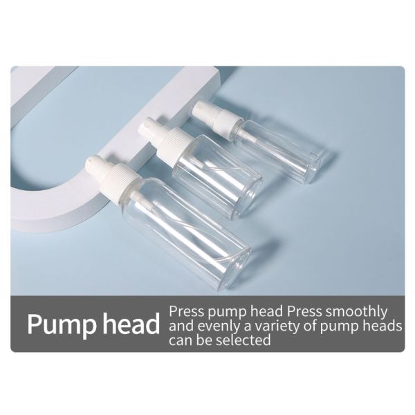 Botellas cosméticas de plástico personalizadas Botella de crema facial ovalada Embalaje vacío