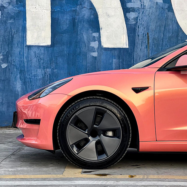 Magic Gold Pink Automotive Vinyl Wrap Laser Flip pink Car Vinyl Wrap Car Film protection Best-selling Color Changing Film