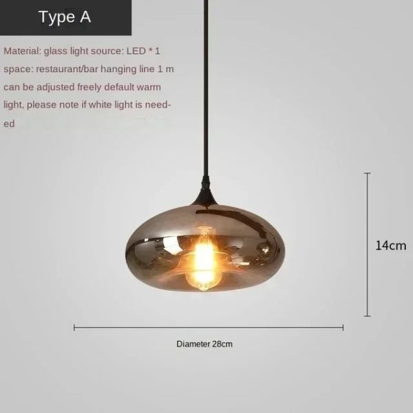 Modern Glass Chandeliers For Dining Tables Living Room Kitchen Office Coffee Hanging Lamp (WH-AP-679)