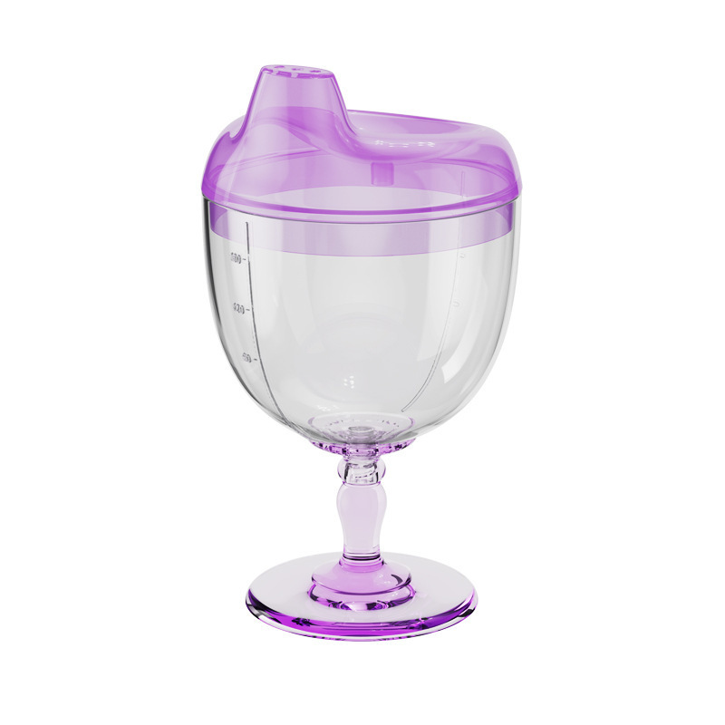 Factory Direct Baby Silicone High-Top Cups - Children's Wine Glasses, Juice Cups, Water Cups, Learning Drinking Cups with Anti-Fall Design