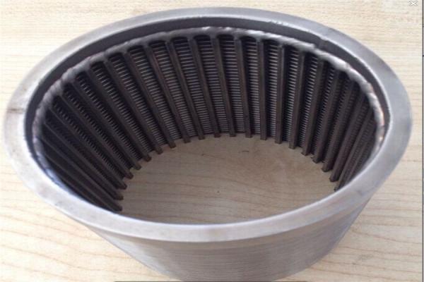 0.1 - 10mm Continuous Slot Screen Anti Corrosion V Wire 304 Stainless Steel Tube