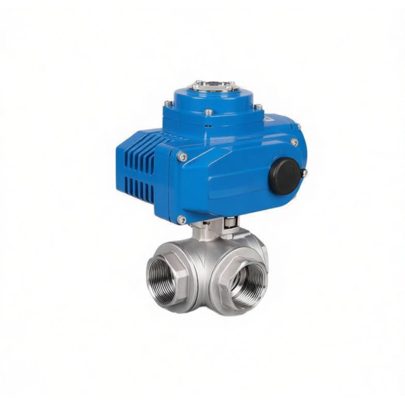 1/2 In11/2 Ch WCB Stainless Steel Electric Quick-connect Threaded Ball Valve Is Lightweight and CompactDC24VAC110V220V380V