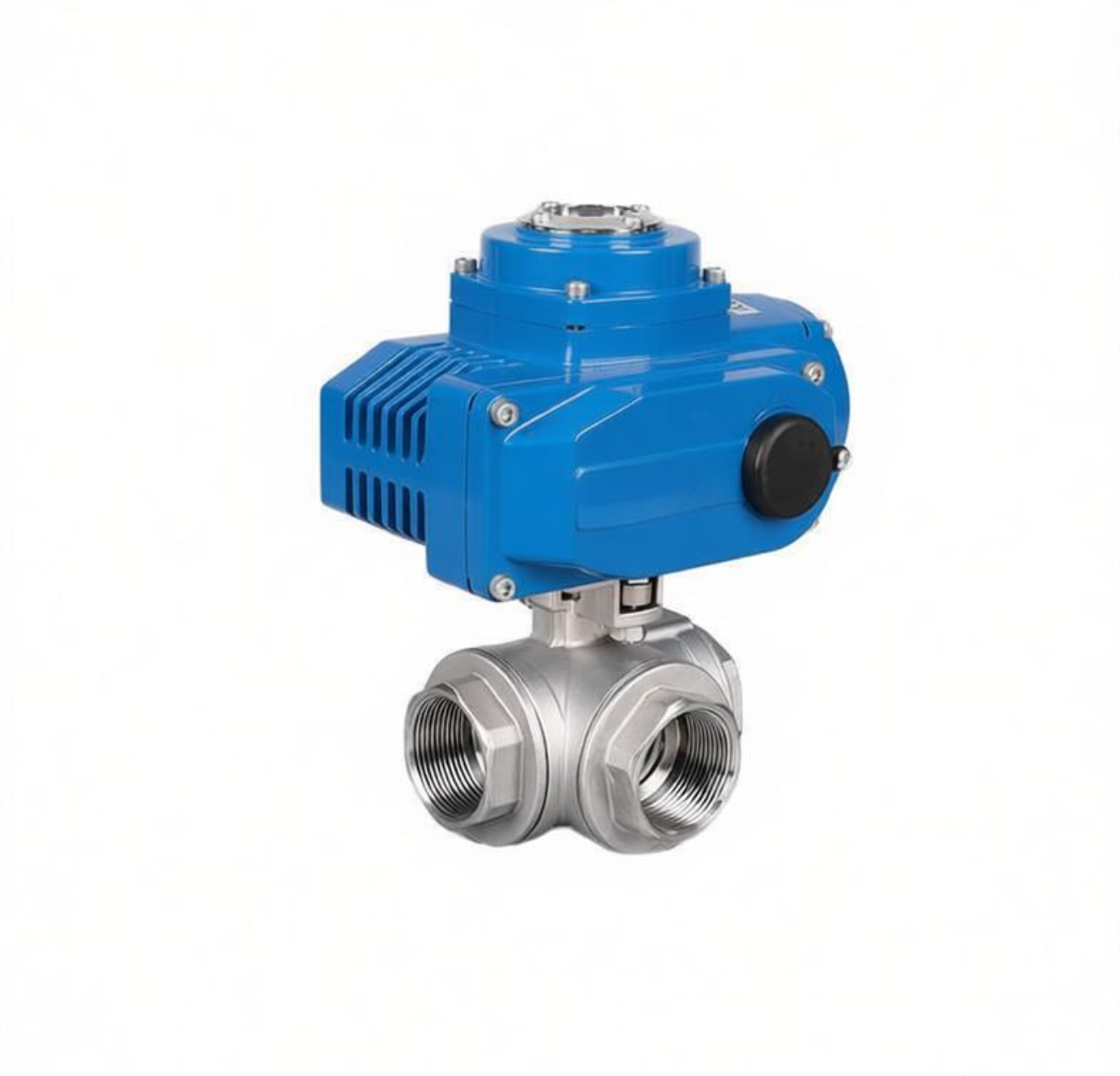 1/2 In11/2 Ch WCB Stainless Steel Electric Quick-connect Threaded Ball Valve Is Lightweight and CompactDC24VAC110V220V380V