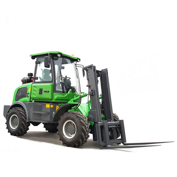 Carretilla elevadora diesel de Off Road capacidad de cargamento clasificada de 3 toneladas con el tracción cuatro ruedas