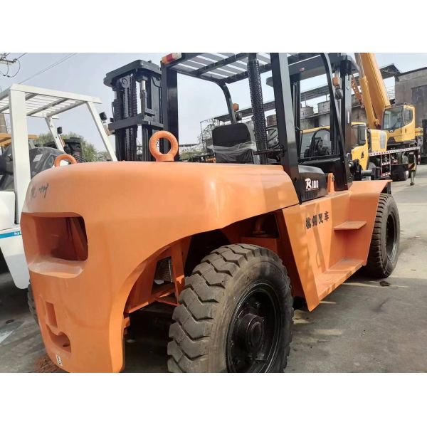 Used Hangzhou R100 10 Ton Forklift for and Easy Operation in Shanghai Market