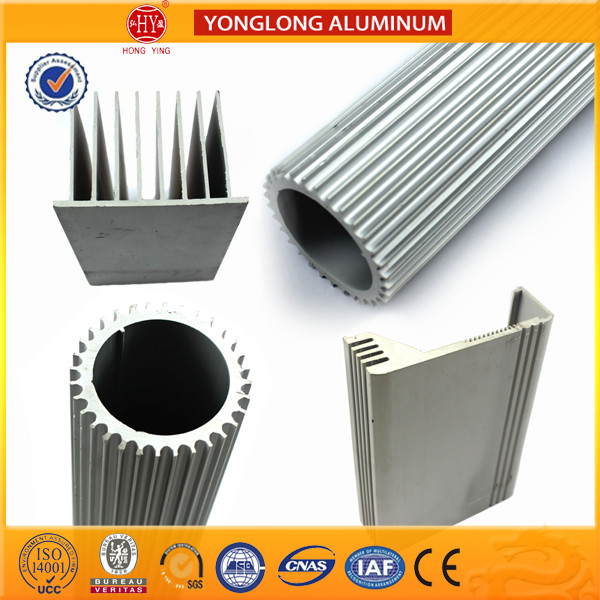 Sound Insulation Aluminum Heatsink Extrusion Profiles Better Stiffness