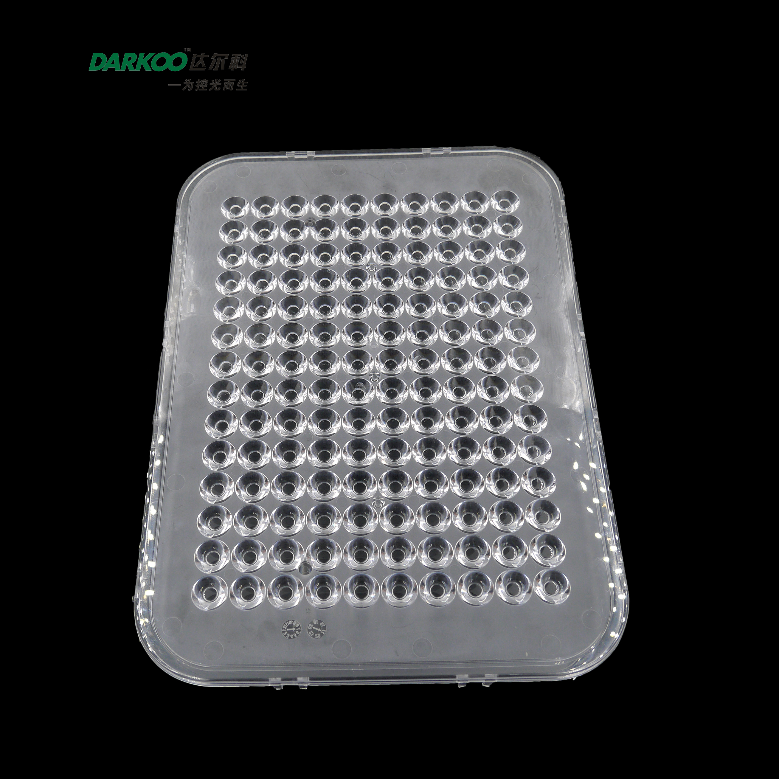 Высота 8.2mm объектива СИД ПК PMMA прямоугольника SMD3030 SMD2835 ROHS