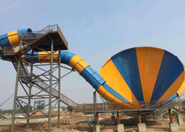 Do Aqua do parque do funil de água da corrediça da fibra de vidro 2 pessoas da altura do Super Bowl 19m