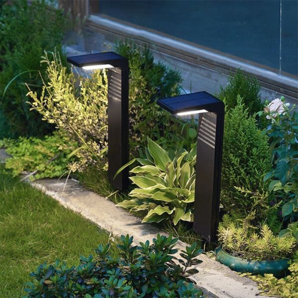 Solar Garden Light White LED Outdoor Lawn Light Waterproof Flood Light Kit Garden Lights Solar Powered