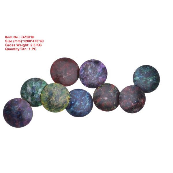 Metal circle wall art