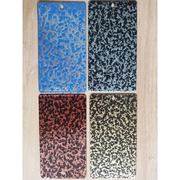 Античная медная / серебряная / золотая большая текстурированная полиэстерная пор