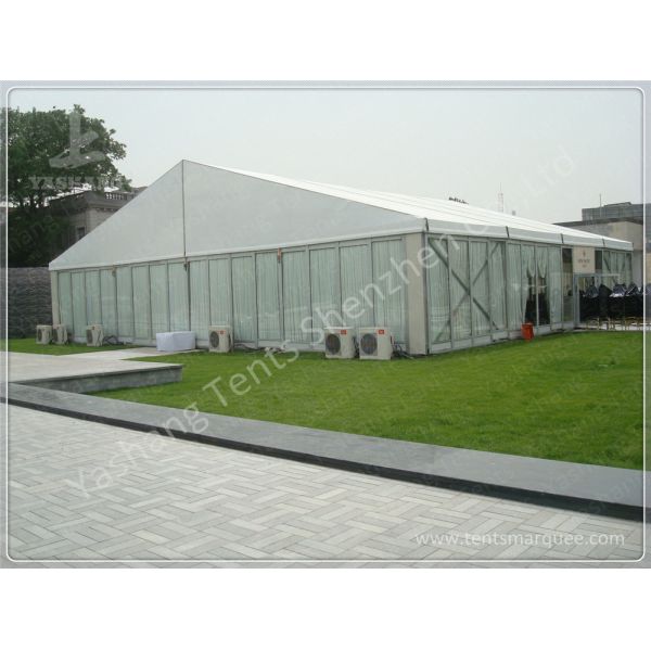 Light Weight White Factory Temporary Outdoor Warehouse Tents, 15x70M Industrial Canopy Tent