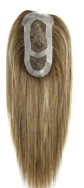 European hair topper beautiful color women topper for hair loss