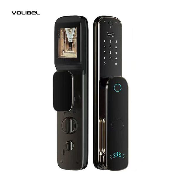 Aluminum Alloy Smart Camera Door Lock Face Recognition Door Camera Lock With Key