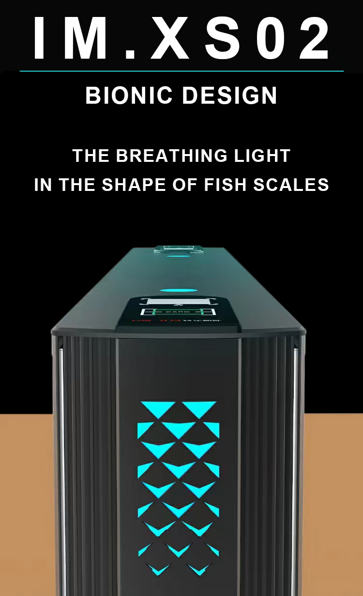 Customization Accepted Pedestrian Swing Barrier Turnstile Of Face Recognition