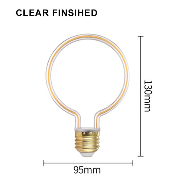 Кри лампа Диммабле Эдисон 80 праздников 4 шарики изогнутые ваттами форменные 50/60 Хз