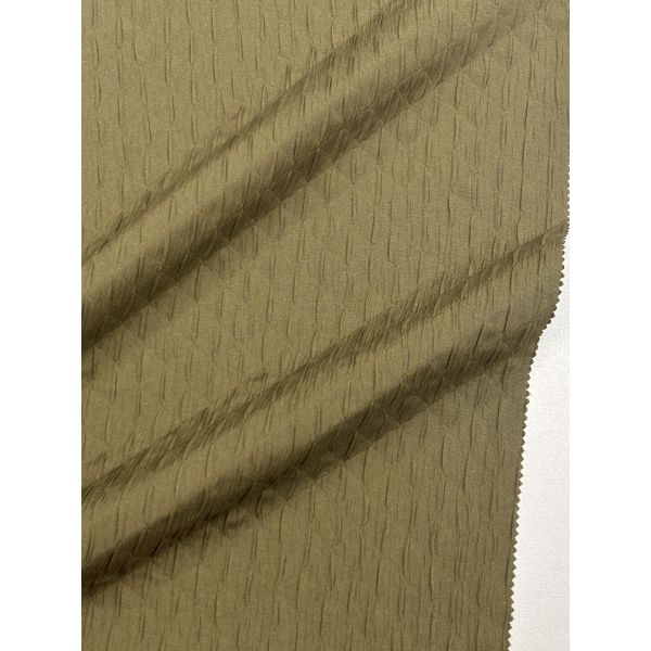 100% Polyester Spring And Autumn Hot Item, Niche Design, Diamond Shaped Foam Fabric 130CM 175G/M ²