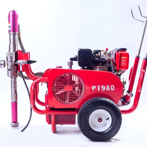 Multiple Gun Diesel 9 HP Airless Paint Sprayer PT980 With Hydraulic Pump