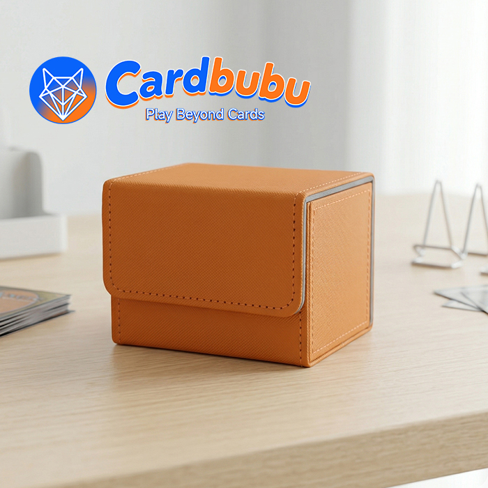 Custom PU Leather Deck Box for 100  Double Sleeved Cards  Soft Flannel Interior Trading Card Case for MTG Yugioh  TCG Games