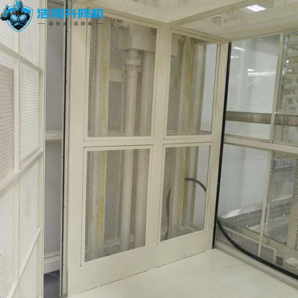 6m White Warehouse Elevator Lift 20000kgs Warehouse Goods Lift Self Customized