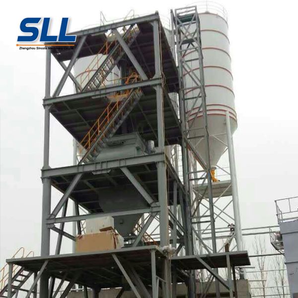 Adhesive Cement Mix Dry Mortar Plant , Industrial Mortar Production Line