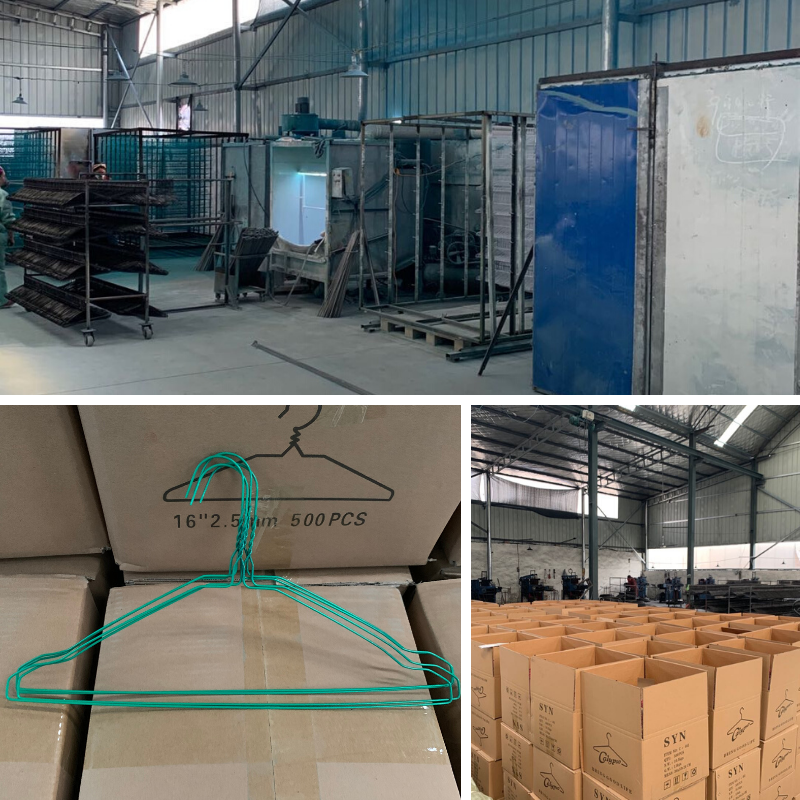 16 Inch 2.5 mm Wire Suit Hanger For Suit Jackets