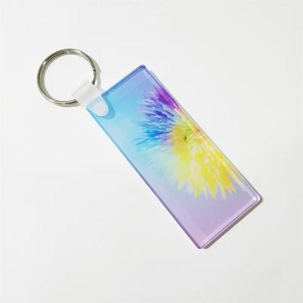 Custom Blank Sublimation Acrylic Keychain For Sublimation Printing