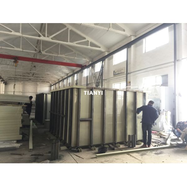Chemical Electroplating PP Tank Polypropylene Welded Plating Tanks